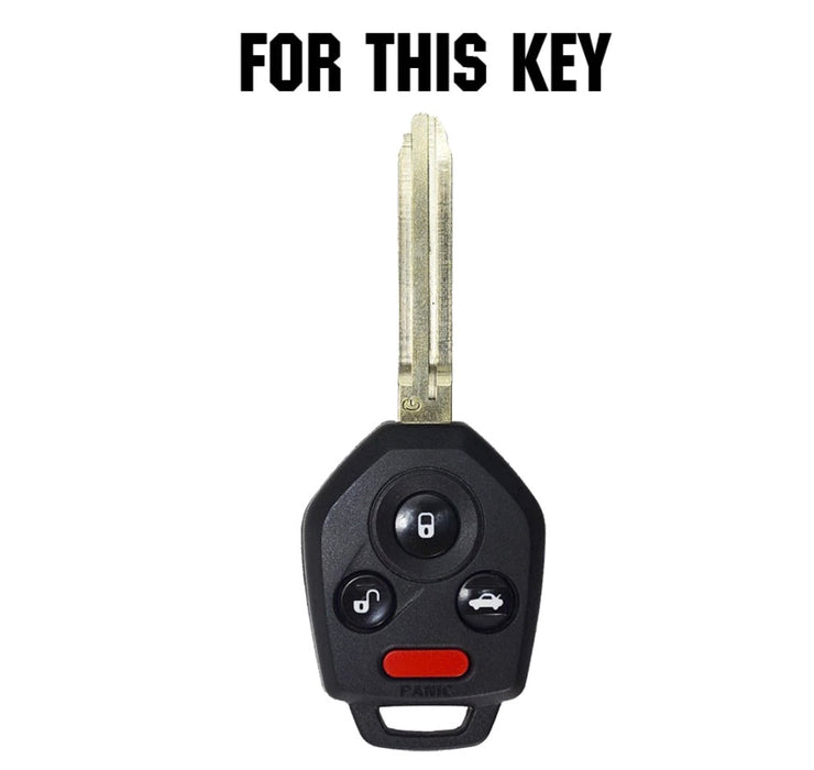 Silicone Car Key Cover for Subaru vehicles