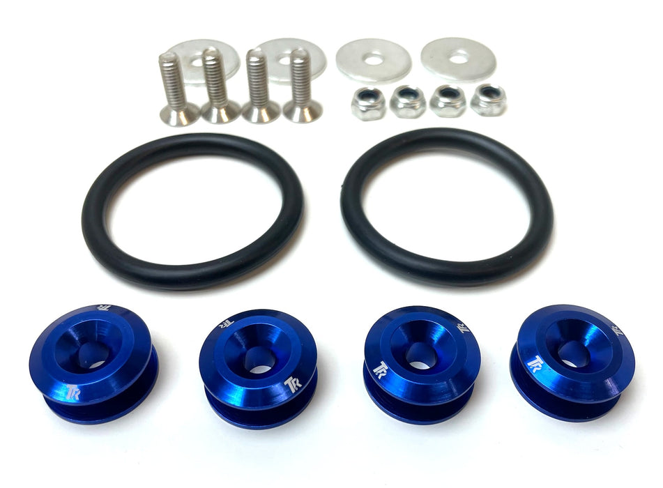 Aluminum Quick Release Car Bumper/Fender Fasteners - Available in multiple colors